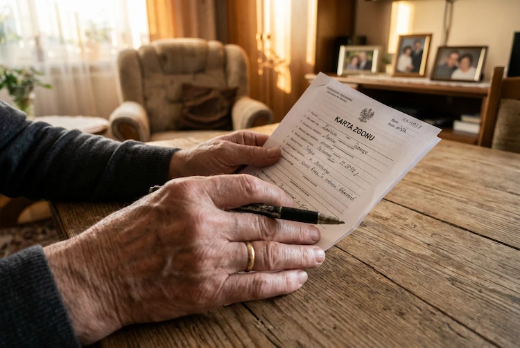 lista spraw po śmierci