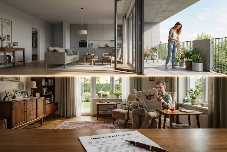 podział quoad usum spadek