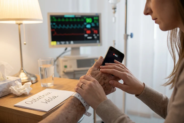 testament na łożu śmierci