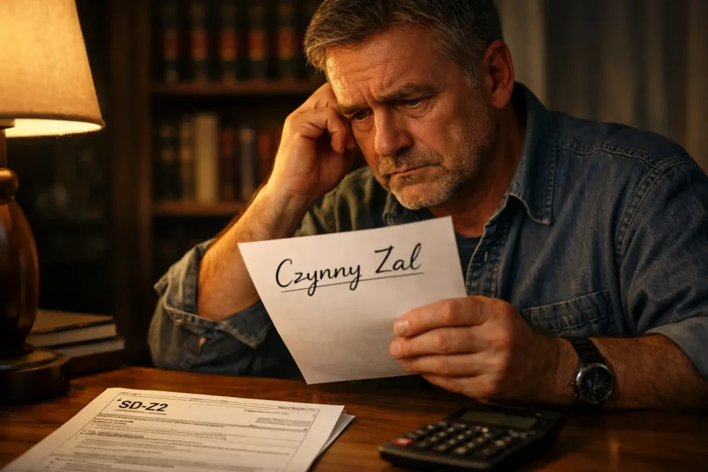 niezgłoszenie spadku czynny żal