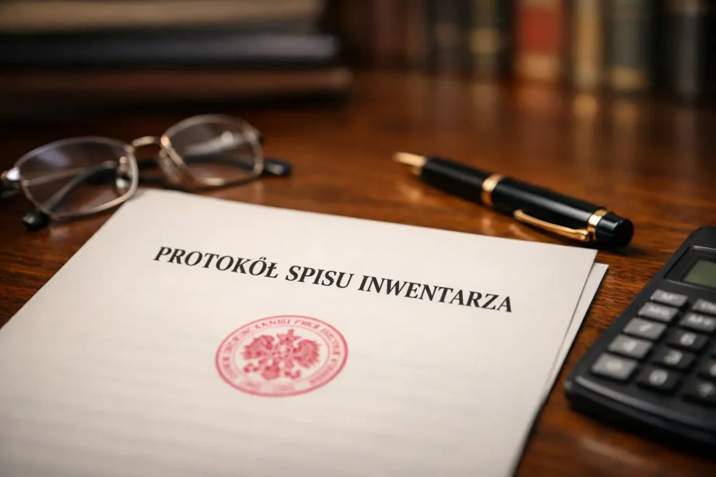 spis inwentarza komornik